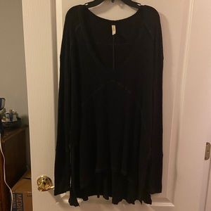 Free People long sleeved thermal shirt